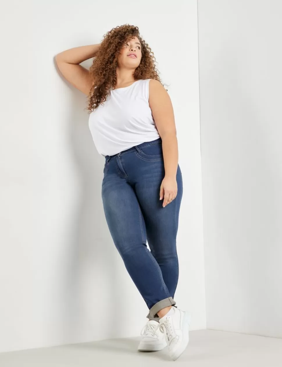 Jeans>SAMOON 5-Pocket Jeans In 7/8 Lengte Betty Jeans