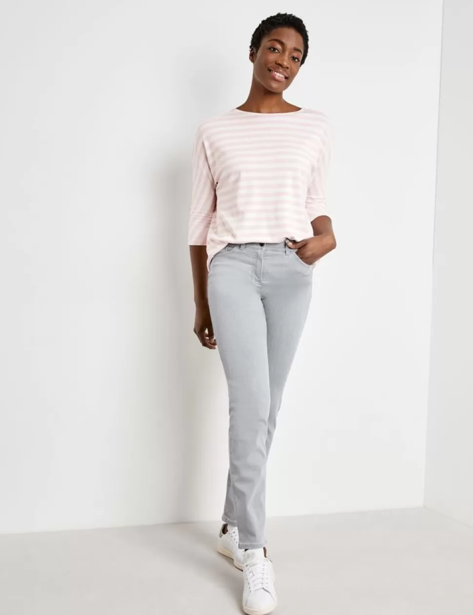 Jeans>GERRY WEBER 5-Pocket-Broek Best4Me Slimfit