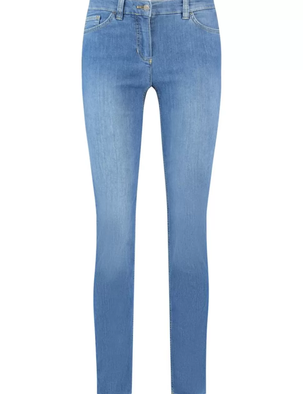 Jeans>GERRY WEBER 5-Pocket-Broek Best4Me Slimfit Korte Maat