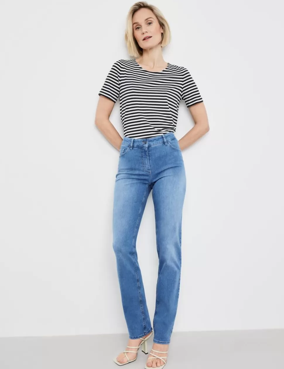 Jeans>GERRY WEBER 5-Pocket-Broek Straight Fit