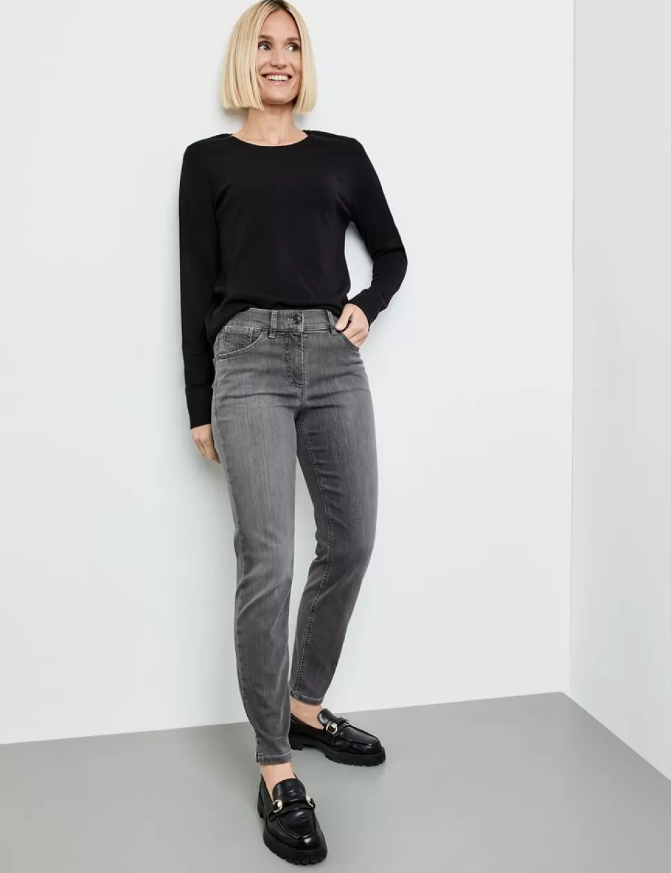 Jeans>GERRY WEBER 5-Pocket-Jeans Best4Me Cropped