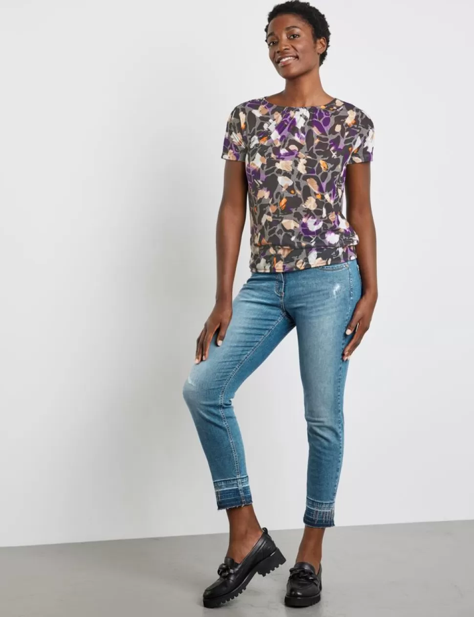 Jeans>GERRY WEBER 5-Pocket-Jeans Best4Me Cropped