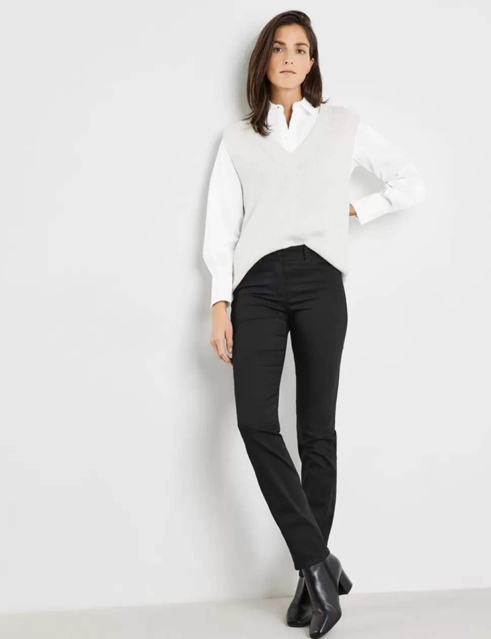 Jeans>GERRY WEBER 5-Pocket-Jeans Best4Me Lange Maat