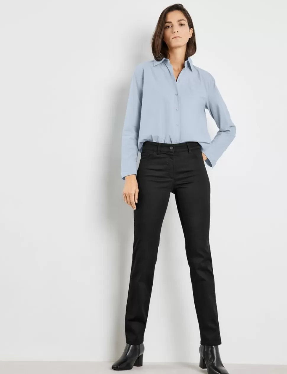 Jeans>GERRY WEBER 5-Pocket-Jeans Straight Fit