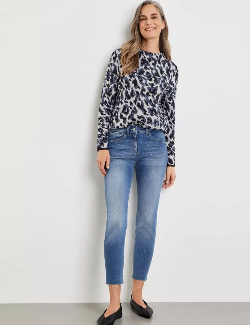 Jeans>GERRY WEBER 7/8-Broek Best4Me Cropped