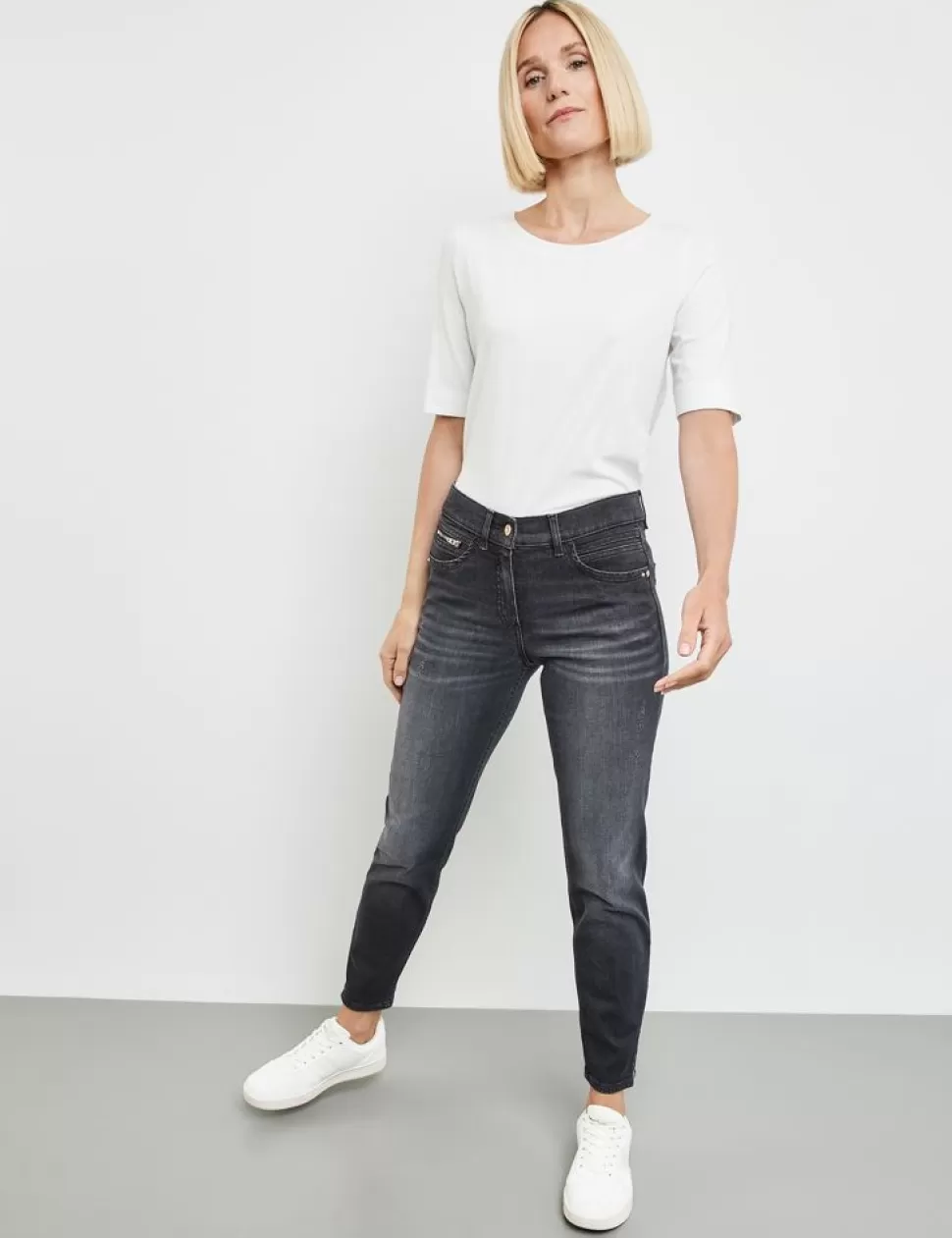 Jeans>GERRY WEBER 7/8-Broek Best4Me Cropped