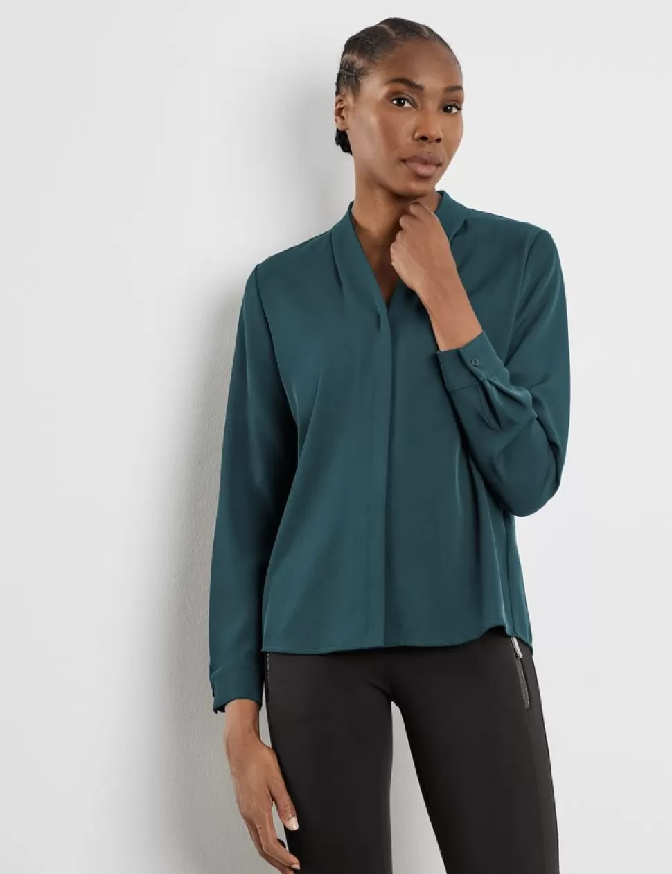 Feestelijke Blouses>GERRY WEBER Blouse Met Lange Mouwen