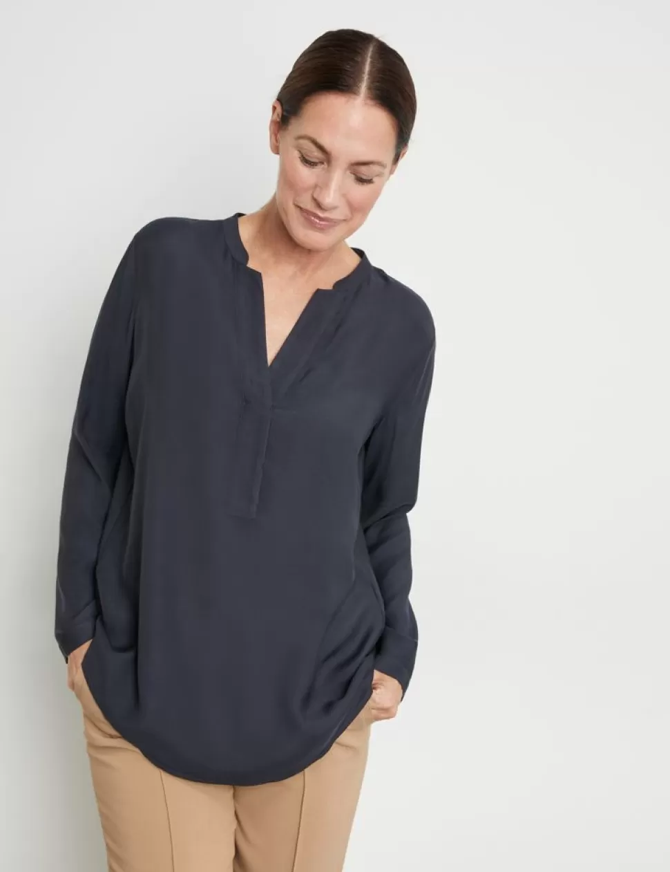 Feestelijke Blouses>GERRY WEBER Blouse Met Lange Mouwen