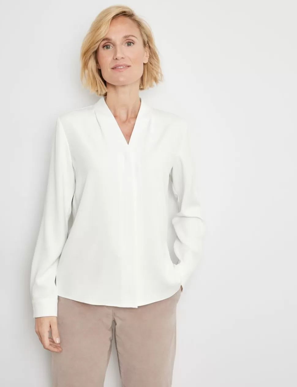 Feestelijke Blouses>GERRY WEBER Blouse Met Lange Mouwen