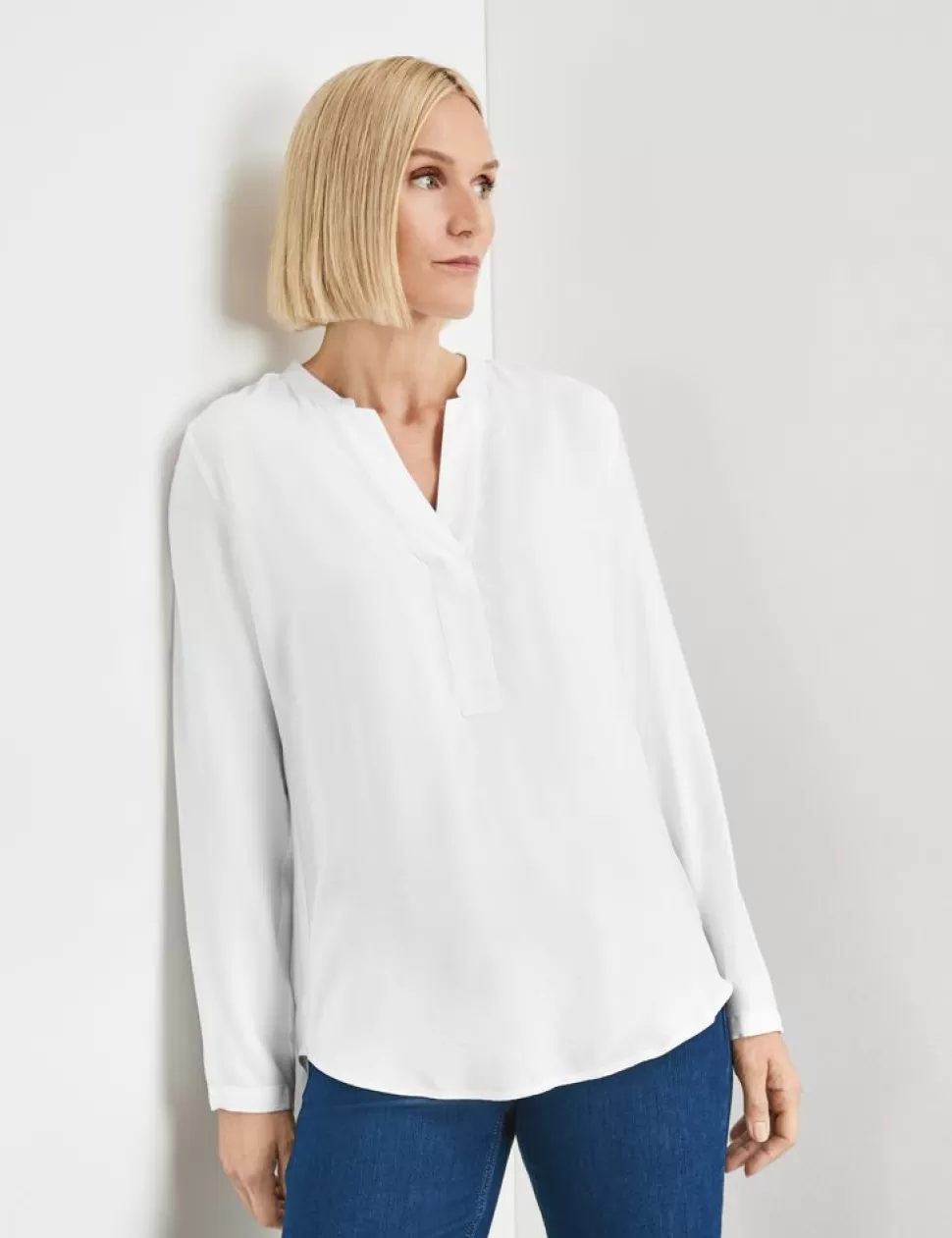 Feestelijke Blouses>GERRY WEBER Blouse Met Lange Mouwen