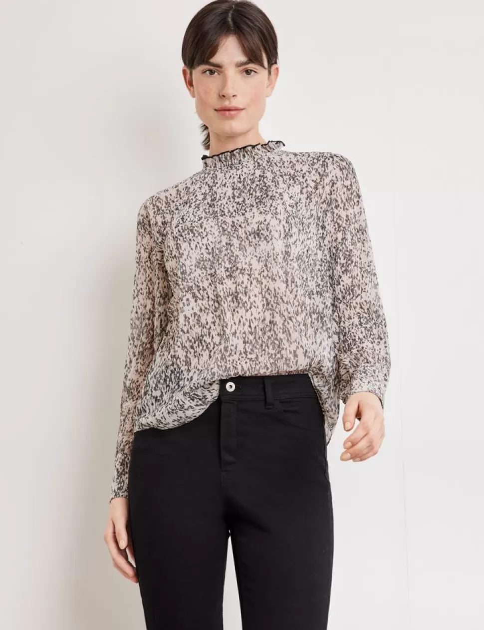 Feestelijke Blouses>TAIFUN Blouse Met Ruches