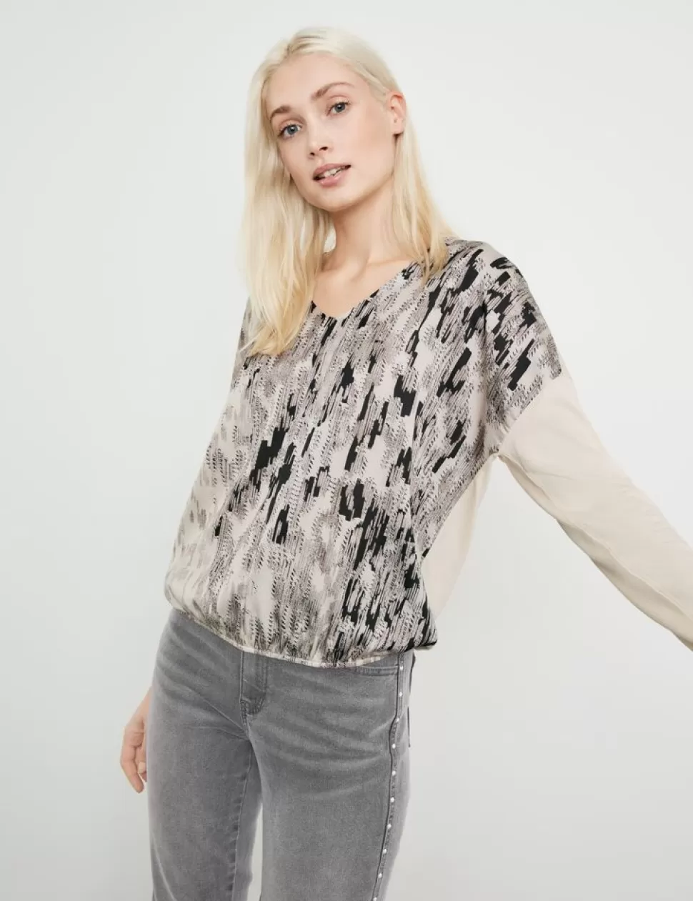 Shirts>TAIFUN Blouseachtig Shirt Met V-Hals