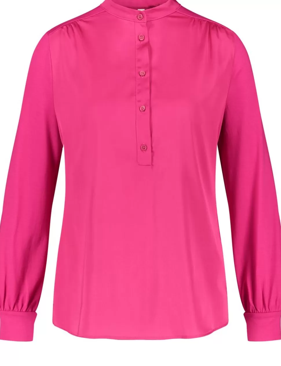 Shirts>GERRY WEBER Blouseshirt Met Knoopsluiting En Opstaande Kraag