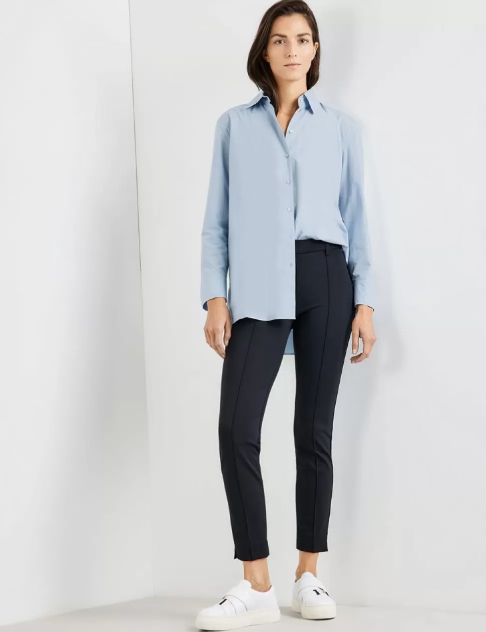 Elegante Broeken>GERRY WEBER Broek Van Techno-Stretch