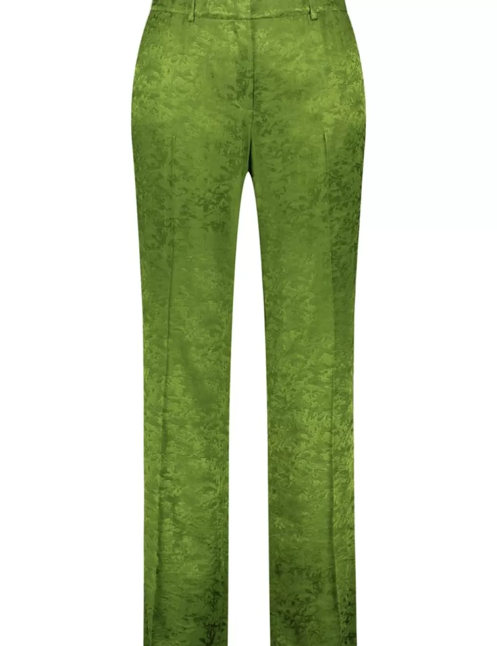 Elegante Broeken>SAMOON Glanzende Jacquard Broek Greta