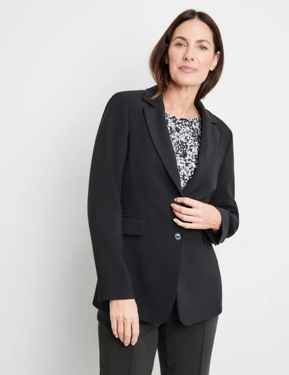 Elegante Blazers>GERRY WEBER Klassieke Blazer Met Veel Stretch