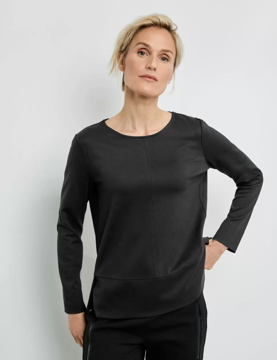 Truien>GERRY WEBER Longsleeve Met Deelnaden