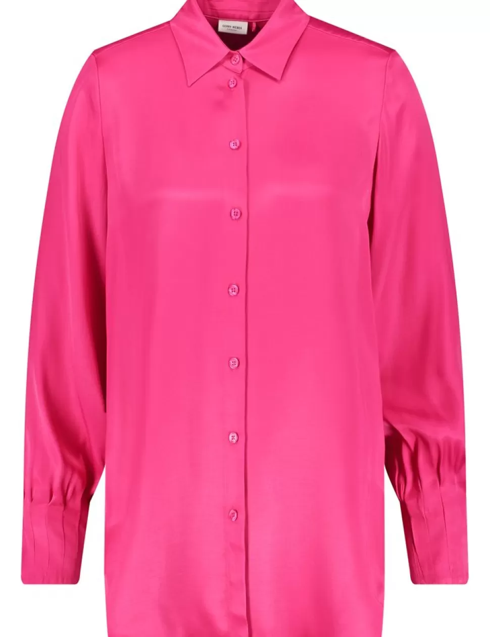 Feestelijke Blouses>GERRY WEBER Minimalistische Blouse Met Zijsplitten En Gedrapeerde Manchetten