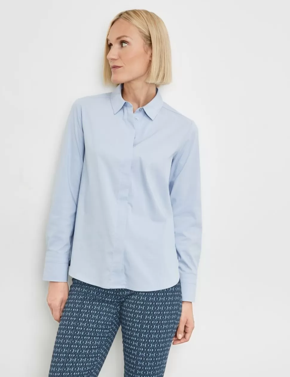 Feestelijke Blouses>GERRY WEBER Overhemdblouse