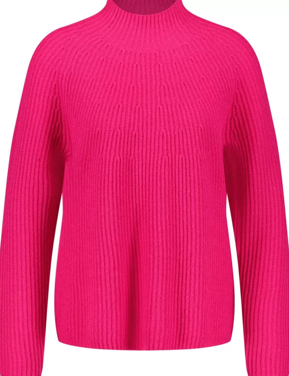 Truien>GERRY WEBER Ribgebreide Trui Met Turtleneck En Kasjmier