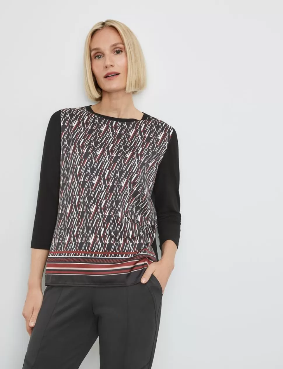 Shirts>GERRY WEBER Shirt Met 3/4-Mouwen