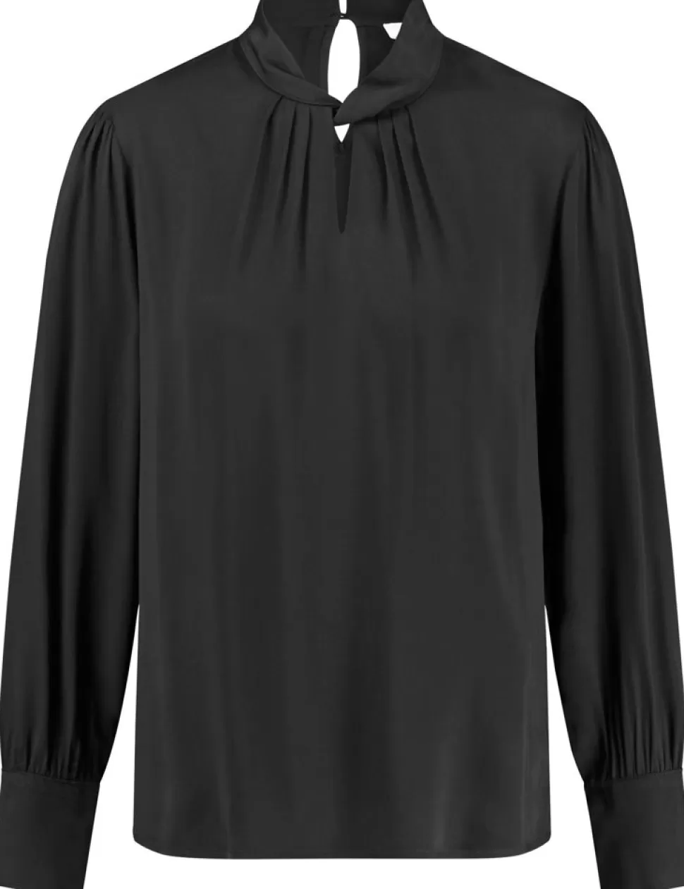 Feestelijke Blouses>GERRY WEBER Soepele Blouse Met Decoratieve Hals