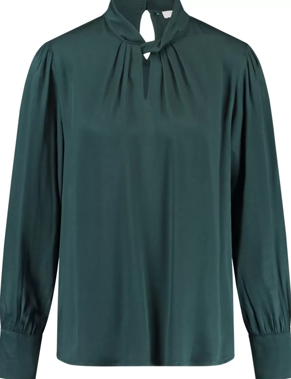 Feestelijke Blouses>GERRY WEBER Soepele Blouse Met Decoratieve Hals