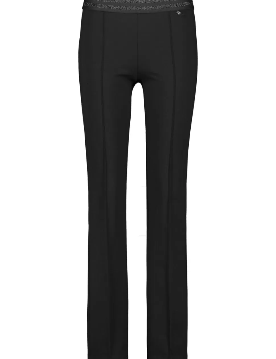 Elegante Broeken>GERRY WEBER Stretchbroek Slim Fit Flared Met Elastische Band En Lurex