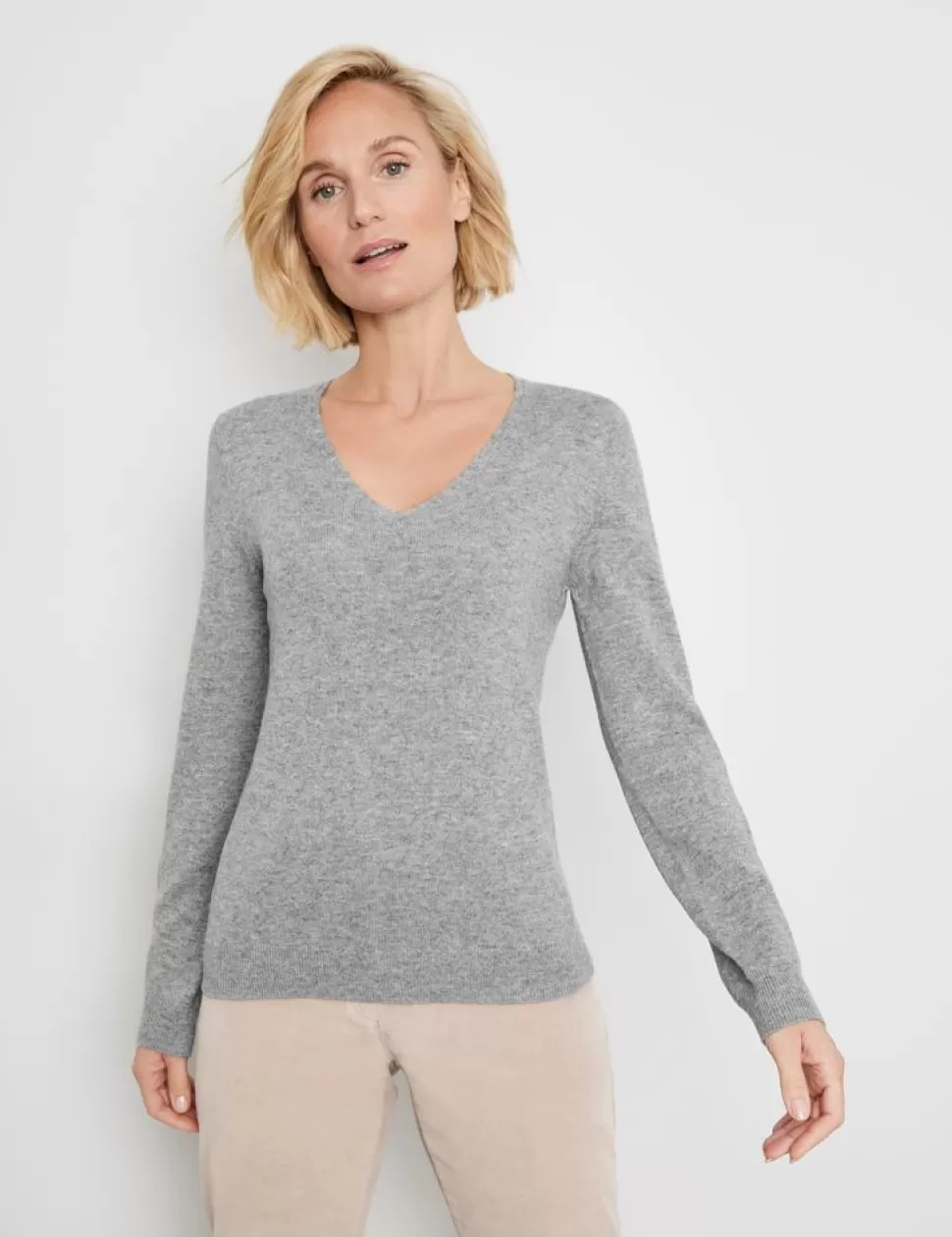 Truien>GERRY WEBER Wollen Trui Met Kasjmier